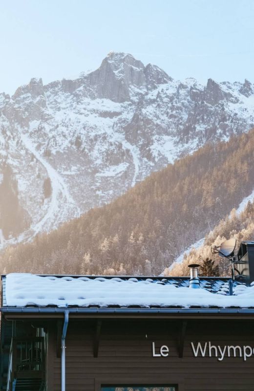 Chalet Whymper à Chamonix avec vue sur les montagnes